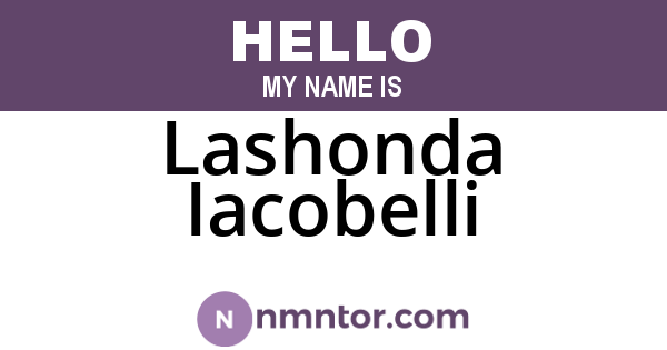 Lashonda Iacobelli