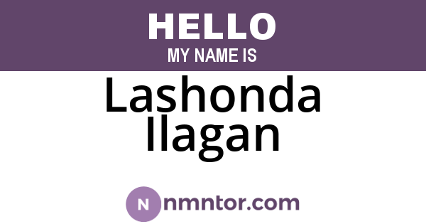 Lashonda Ilagan