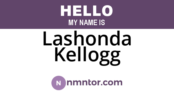 Lashonda Kellogg