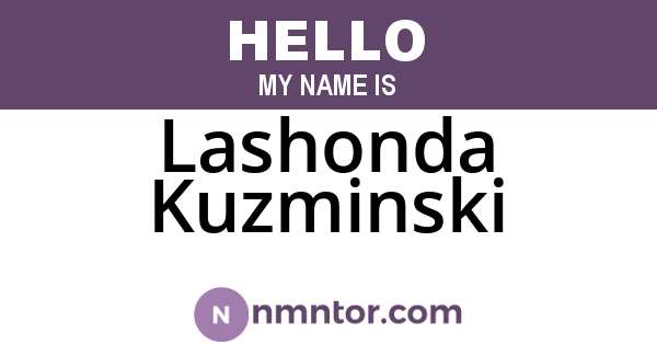 Lashonda Kuzminski
