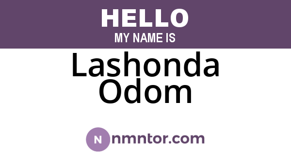 Lashonda Odom