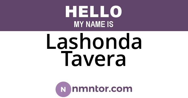 Lashonda Tavera