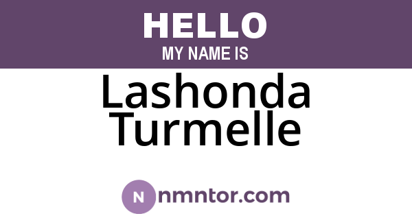 Lashonda Turmelle
