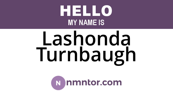 Lashonda Turnbaugh