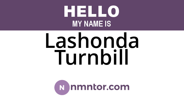 Lashonda Turnbill