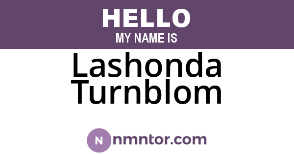 Lashonda Turnblom