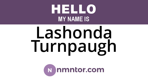 Lashonda Turnpaugh