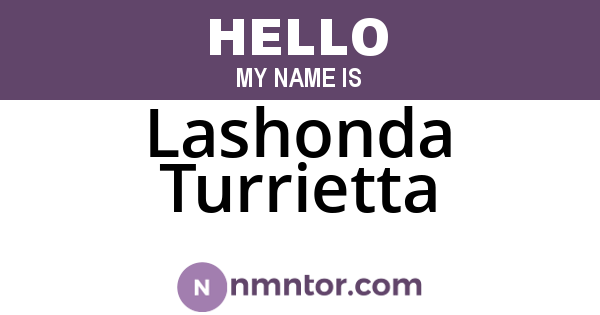 Lashonda Turrietta