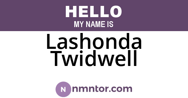 Lashonda Twidwell