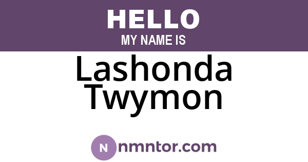 Lashonda Twymon