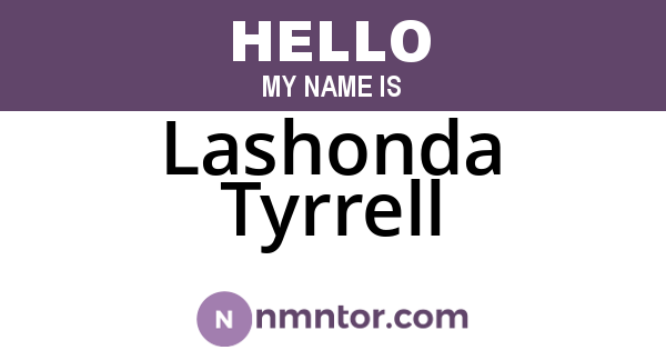 Lashonda Tyrrell