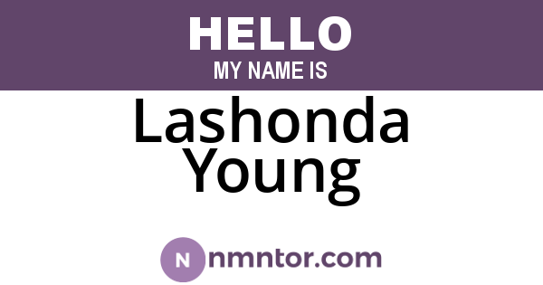Lashonda Young