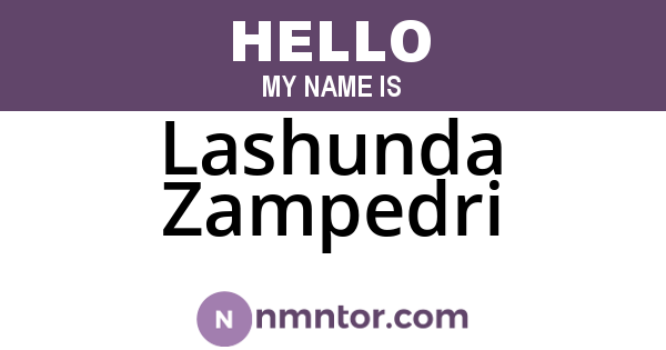 Lashunda Zampedri
