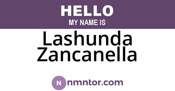 Lashunda Zancanella