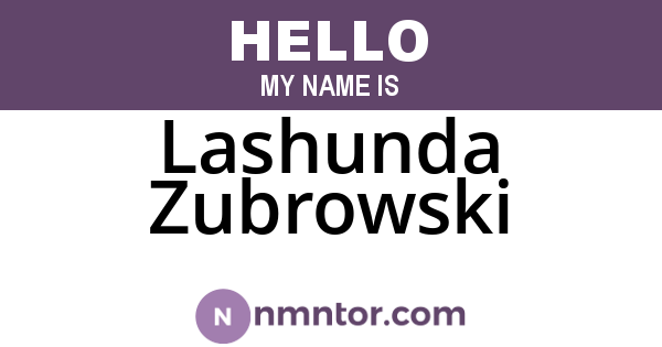 Lashunda Zubrowski