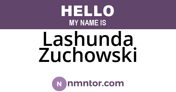 Lashunda Zuchowski
