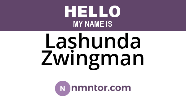 Lashunda Zwingman