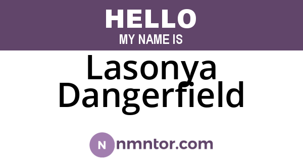 Lasonya Dangerfield