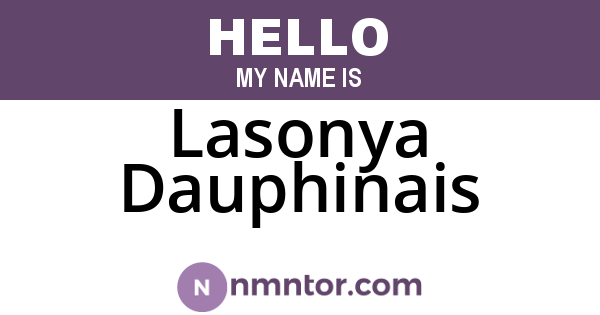 Lasonya Dauphinais