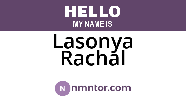 Lasonya Rachal