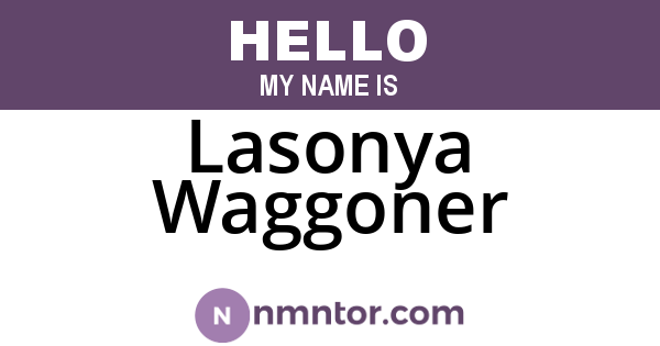 Lasonya Waggoner