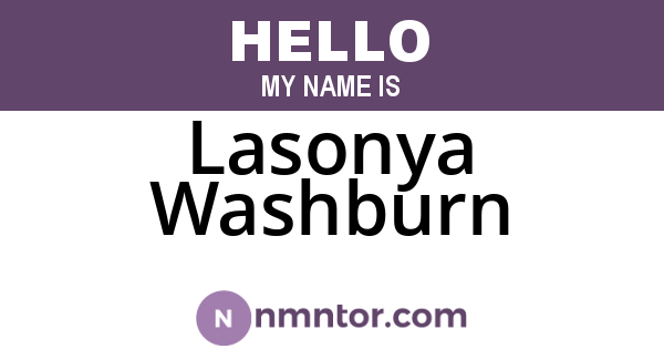Lasonya Washburn