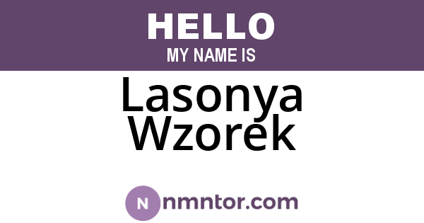 Lasonya Wzorek