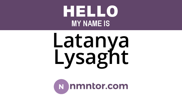 Latanya Lysaght