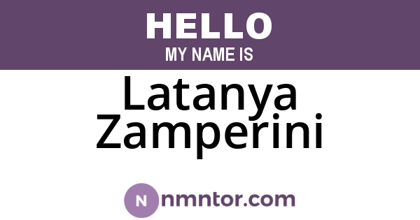 Latanya Zamperini