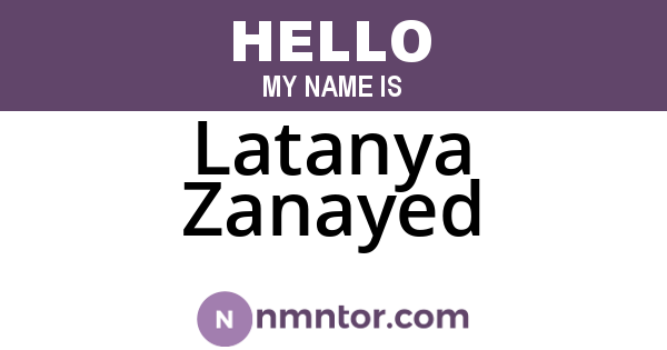 Latanya Zanayed