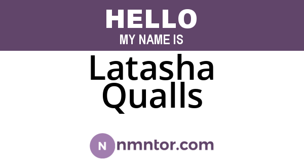 Latasha Qualls