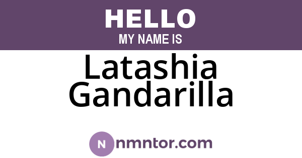 Latashia Gandarilla