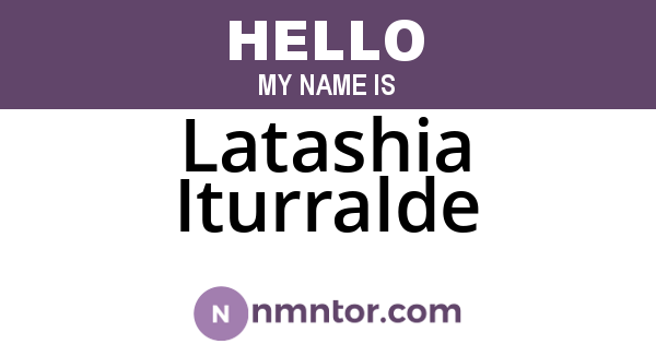 Latashia Iturralde
