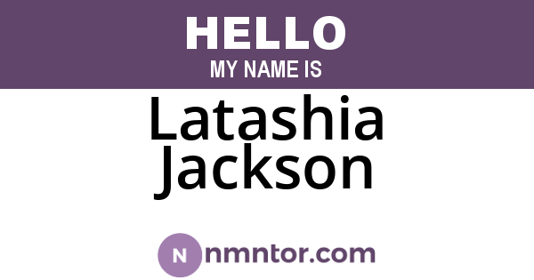 Latashia Jackson
