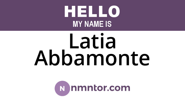 Latia Abbamonte