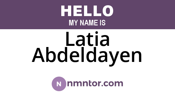 Latia Abdeldayen