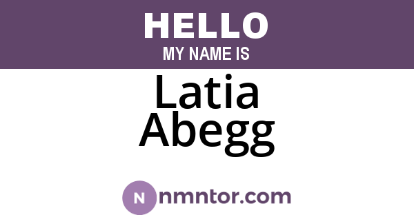 Latia Abegg