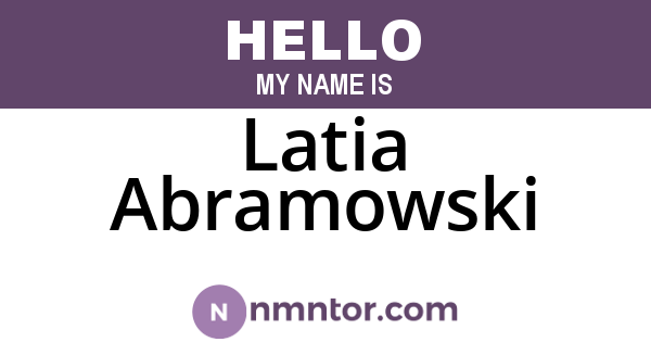 Latia Abramowski