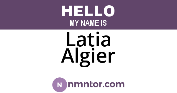 Latia Algier