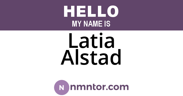 Latia Alstad