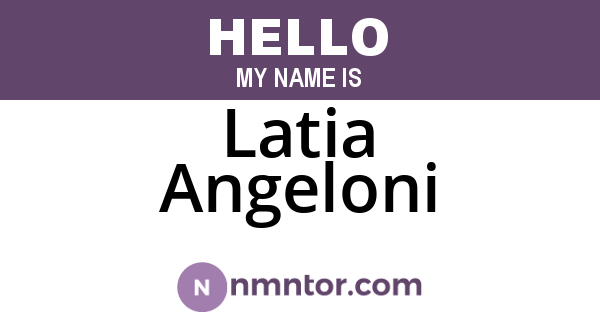 Latia Angeloni
