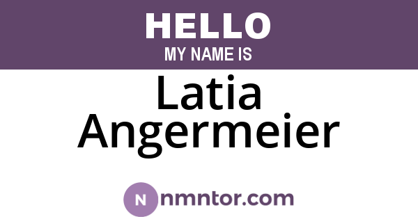 Latia Angermeier