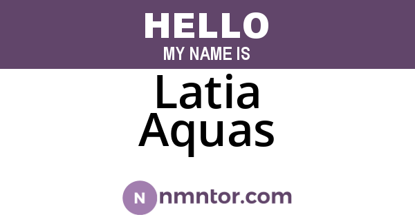 Latia Aquas