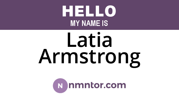 Latia Armstrong
