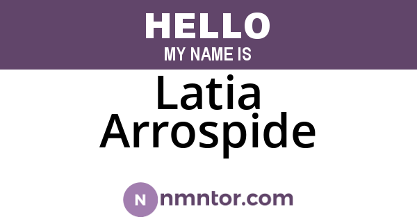 Latia Arrospide