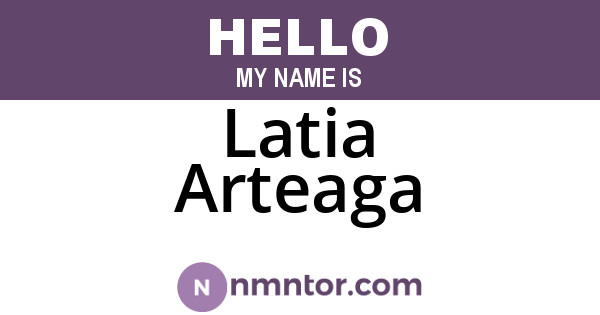 Latia Arteaga