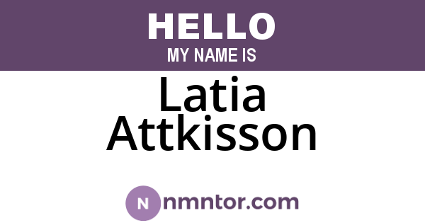 Latia Attkisson