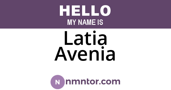 Latia Avenia