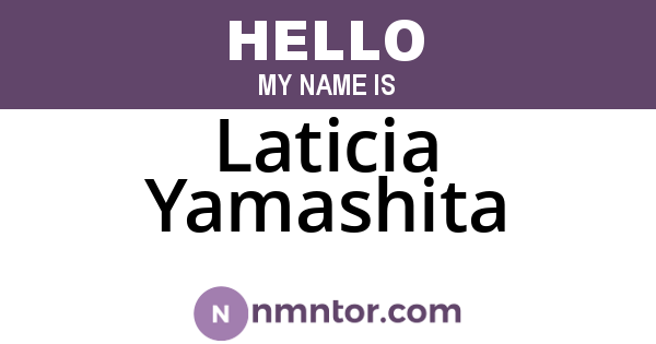 Laticia Yamashita