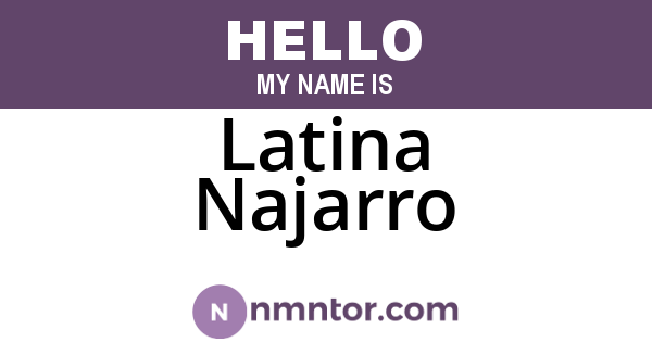 Latina Najarro